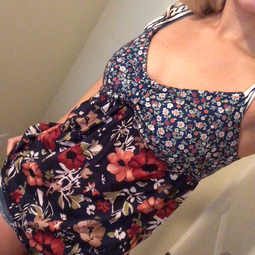 Floral tank top/tunic